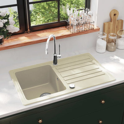 Keittiön pesuallas graniitti beige