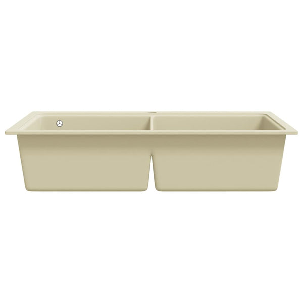 Tuplapesuallas beige graniittia keittiön käyttöön