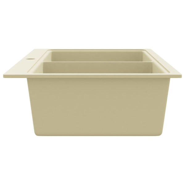 Tuplapesuallas beige graniittia keittiön käyttöön