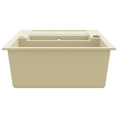 Keittiön tuplapesuallas graniitti beige
