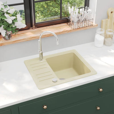 Keittiön pesuallas graniitti beige