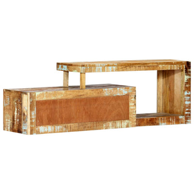 TV-taso 120x30x40 cm kierrätetty puu