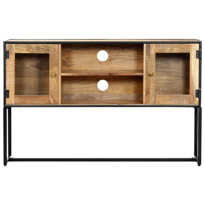 TV-taso 120x30x75 cm täysi kierrätetty puu