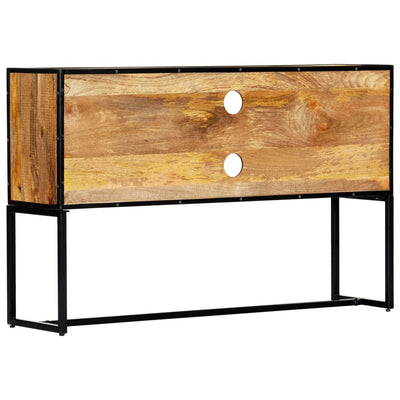 TV-taso 120x30x75 cm täysi kierrätetty puu