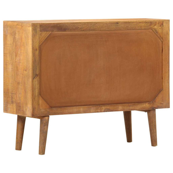Senkki painetulla kuviolla 90x30x70 cm täysi mangopuu