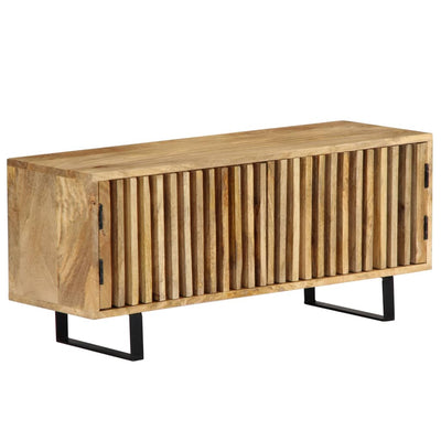 TV-taso 90x30x40 cm täysmangopuu
