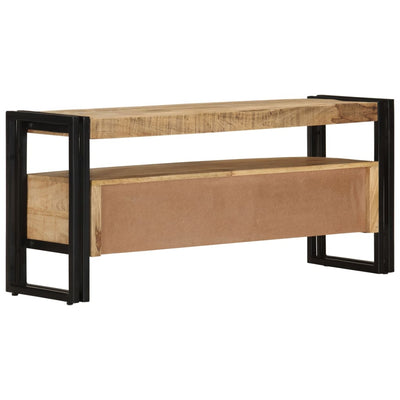 TV-taso 100x30x45 cm täysi mangopuu