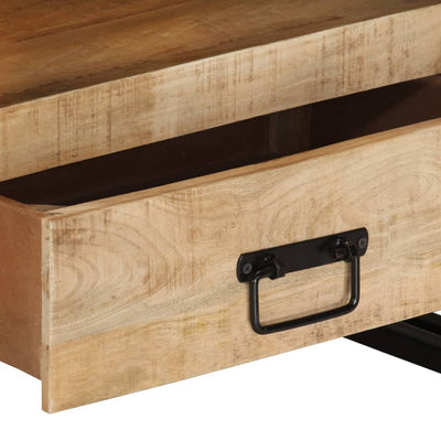 TV-taso 100x30x45 cm täysi mangopuu