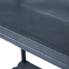 Varastohyllyt 5 kpl muovi 60x30x138 cm musta