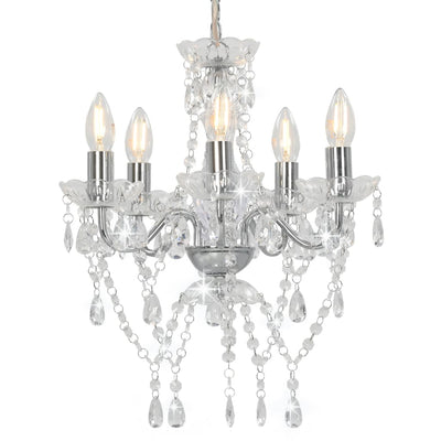 Hopea kattokruunu kristallihelmillä Icsenia pyöreä (5 x e14)