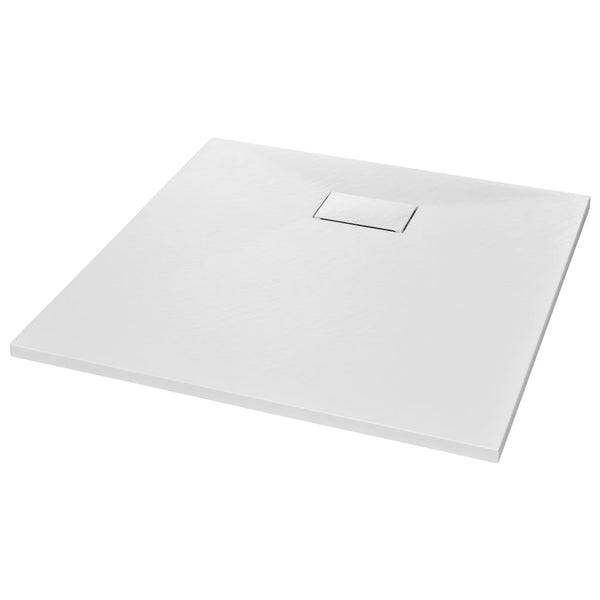 Valkoinen suihkualusta Haidar 80x80cm (smc)