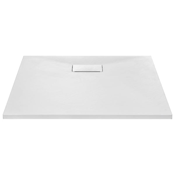 Valkoinen suihkualusta Haidar 80x80cm (smc)