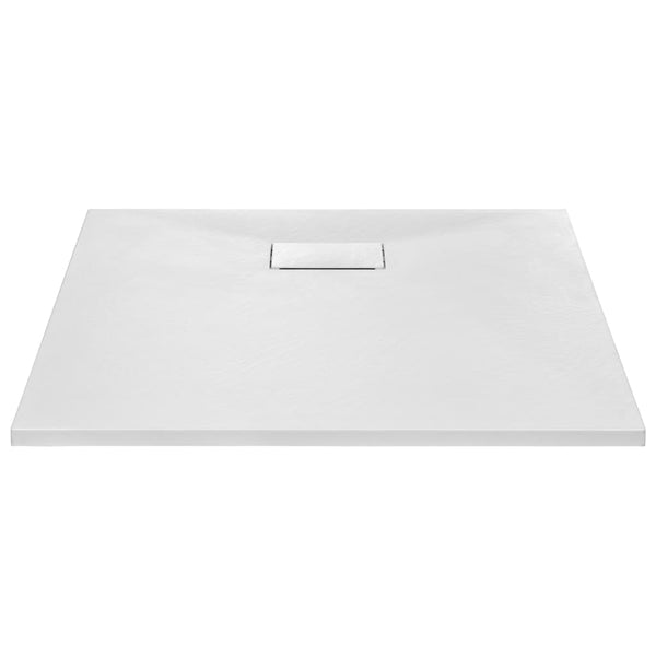 Valkoinen suihkualusta Haidar 90x90cm (smc)