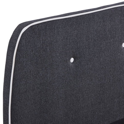 Tummanharmaa sängynrunko Gradea 150x200cm