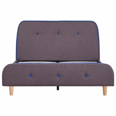 Harmaanruskea sängynrunko Gradea 120x190cm