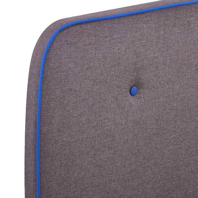 Harmaanruskea sängynrunko Gradea 120x190cm