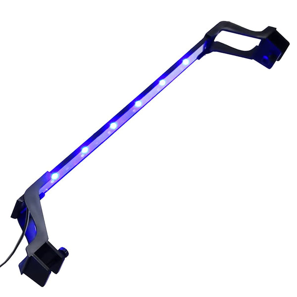 Akvaarion LED-valo kiinnittimillä 55-70 cm sininen ja valkoinen