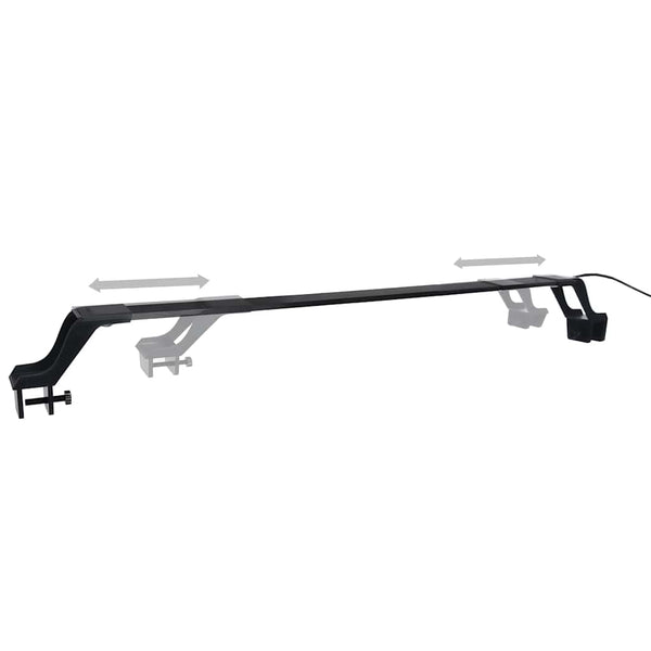 Akvaarion LED-valo kiinnittimillä 55-70 cm sininen ja valkoinen