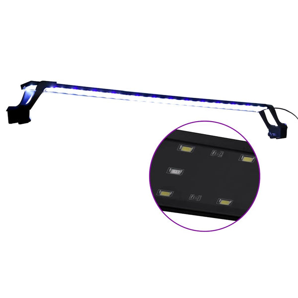Akvaarion LED-valo kiinnittimillä 90-105 cm sininen/valkoinen