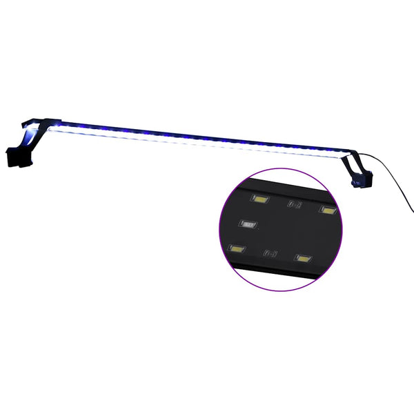 Akvaarion LED-valo kiinnittimillä 115-130 cm sininen/valkoinen