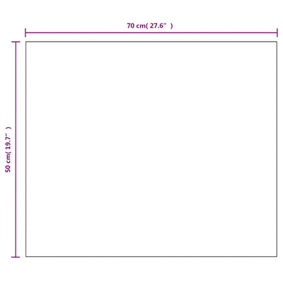 Kehyksetön peili Gavil 70x50cm (lasi)