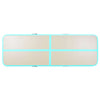 Täytettävä voimistelumatto pumpulla 300x100x10 cm PVC vihreä