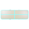 Täytettävä voimistelumatto pumpulla 400x100x10 cm PVC vihreä