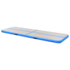 Täytettävä voimistelumatto pumpulla 500x100x10 cm PVC sininen