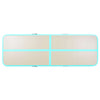 Täytettävä voimistelumatto pumpulla 500x100x10 cm PVC vihreä