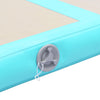 Täytettävä voimistelumatto pumpulla 500x100x10 cm PVC vihreä