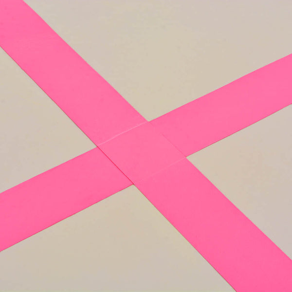 Täytettävä voimistelumatto pumpulla 800x100x10 cm PVC pinkki