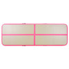 Täytettävä voimistelumatto pumpulla 800x100x10 cm PVC pinkki