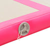 Täytettävä voimistelumatto pumpulla 800x100x10 cm PVC pinkki