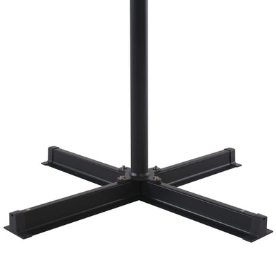 Taupe alumiininen aurinkovarjo siirrettävällä jalalla Lisaveta