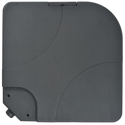 Taupe alumiininen aurinkovarjo siirrettävällä jalalla Lisaveta