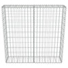 Gabion-kivikori kansilla galvanoitu teräs 100x20x100 cm