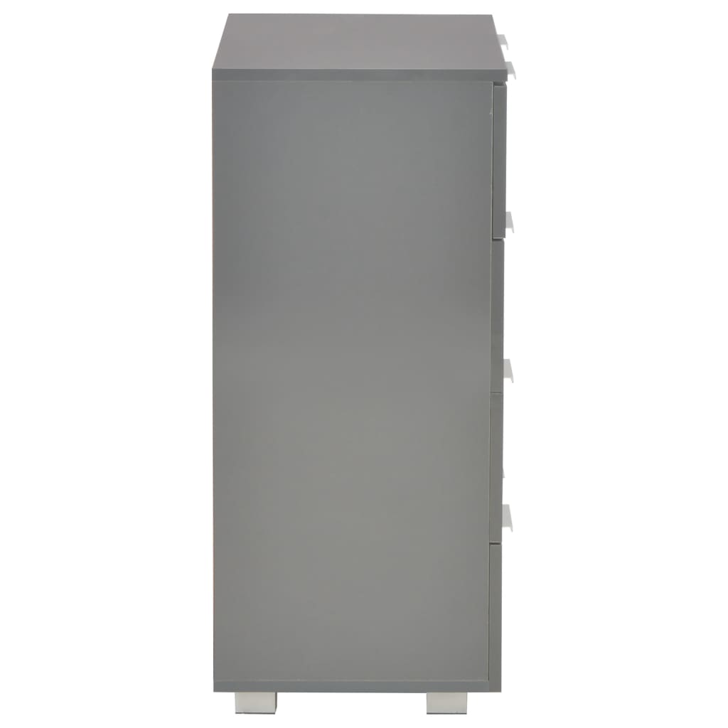 Harmaa senkki Terrie 60x35x80cm (puinen)