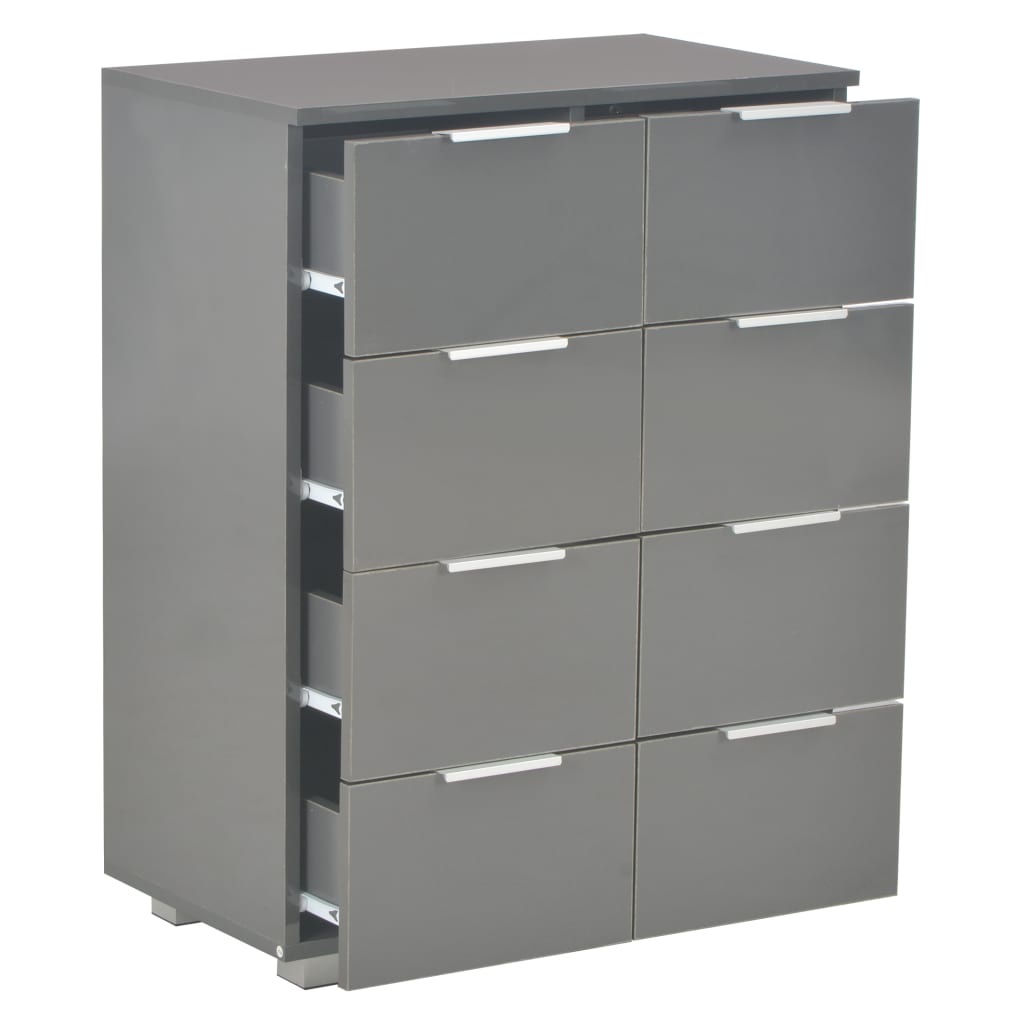 Harmaa senkki Terrie 60x35x80cm (puinen)