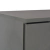 Senkki korkeakiiltoinen harmaa 71x35x80 cm lastulevy
