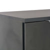 Senkki korkeakiilto musta 107x35x80,5 cm