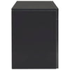 TV-taso LED-valoilla korkeakiilto musta 130x35x45 cm
