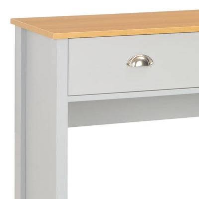 Konsolipöytä harmaa 97x35x76 cm