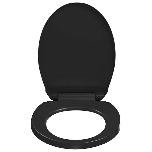 Soft-close WC-istuin pikakiinnityksellä musta