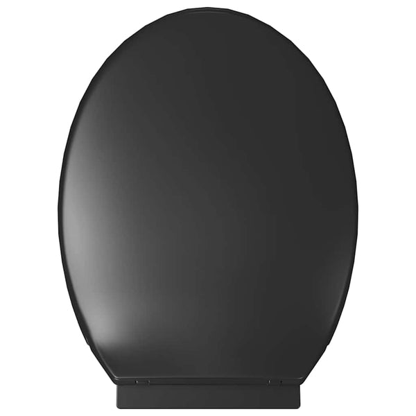 Soft-close WC-istuin pikakiinnityksellä musta