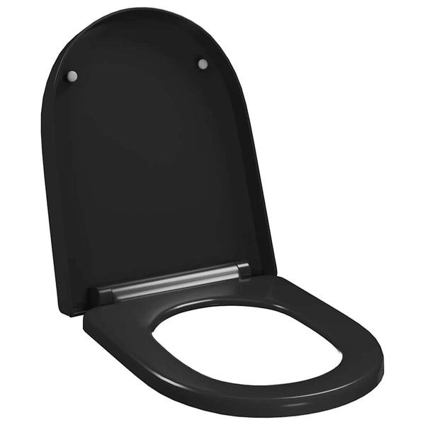 Soft-close WC-istuin pikakiinnityksellä musta