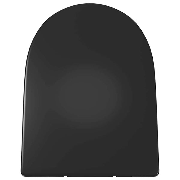 Soft-close WC-istuin pikakiinnityksellä musta