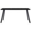 Musta ruokapöytä Canel 180x90x75cm (karkaistu lasi)