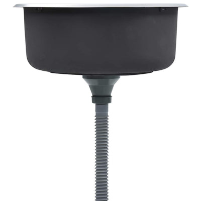 Ruostumaton teräs keittiön tiskiallas siivilällä ja hajulukolla Ewalde