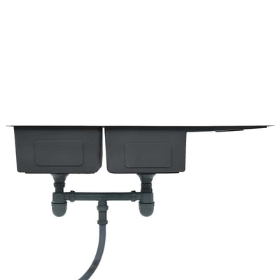 Ruostumaton teräs käsintehty keittiön tiskiallas Nilofer