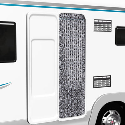 Ruskea ja beige hyönteisverho Septilici 56x185cm (chenille)